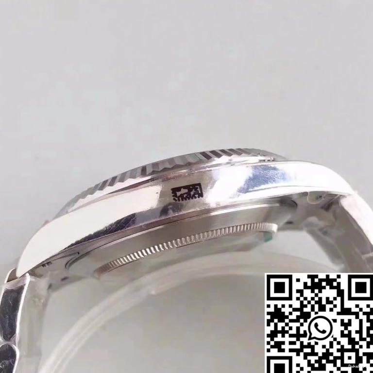 Silver 41MM Rolex EW II Factory Dial 116334-0009 Datejust 0113